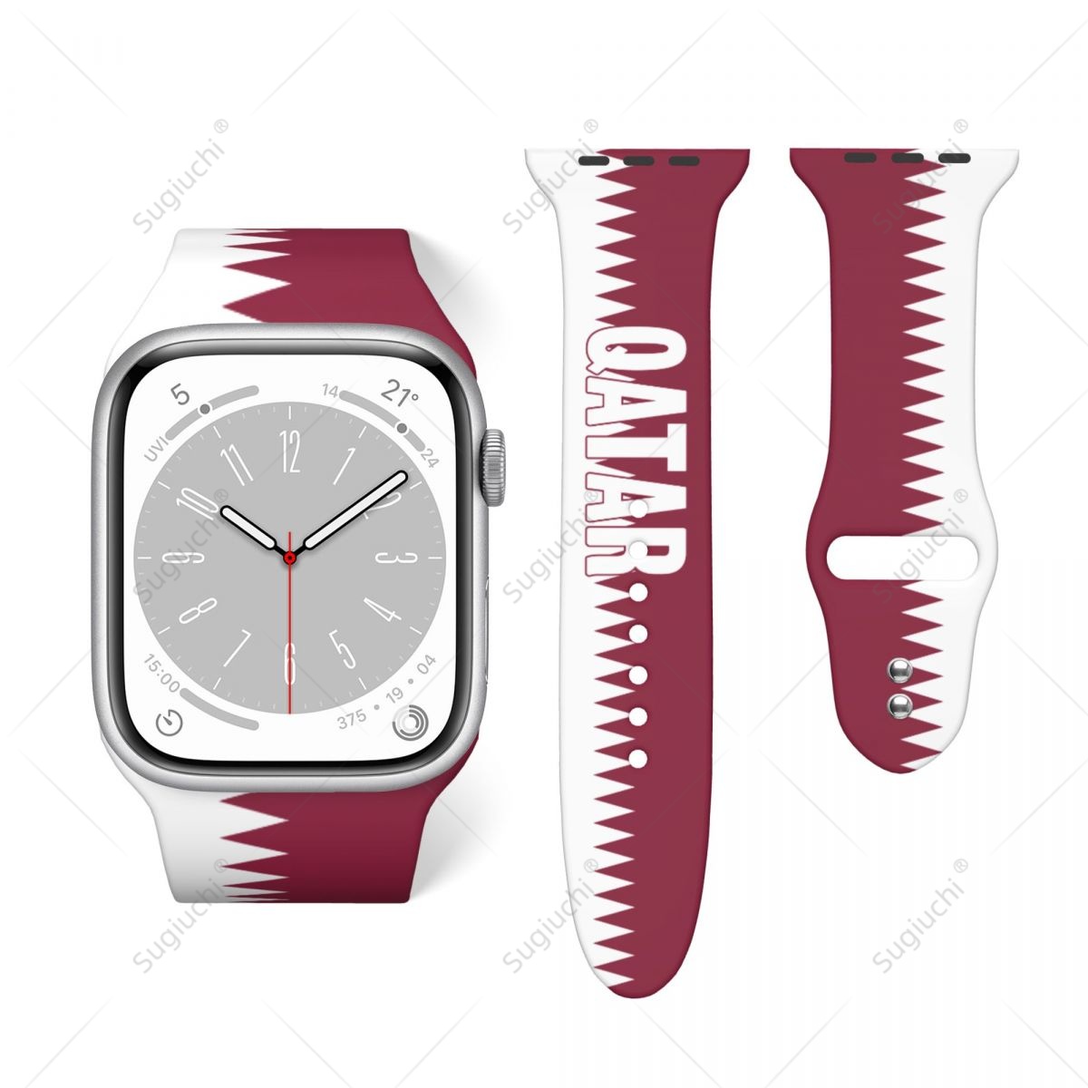 3D Printing Qatar - Unisex Qatar Vlag 3D Afdrukken Sportband