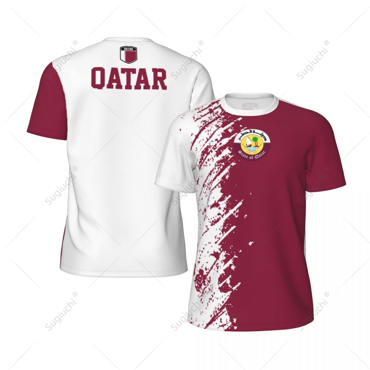 3D Printing Qatar - Exclusief ontwerp Qatar Vlag Graan 3D
