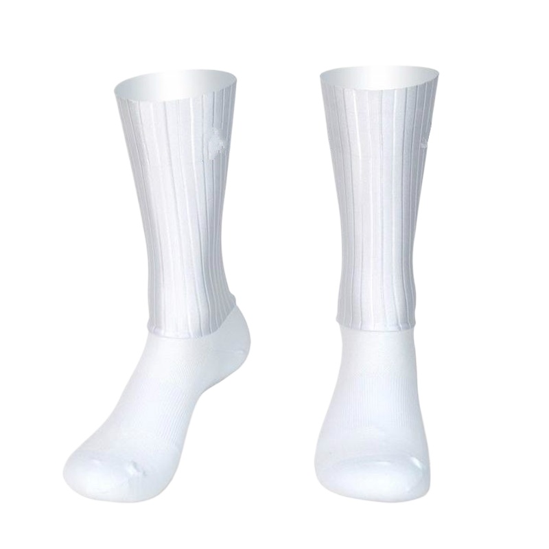 Silicone Sock Hotend - Aero Fietsen Zomer Anti Sokken Whiteline