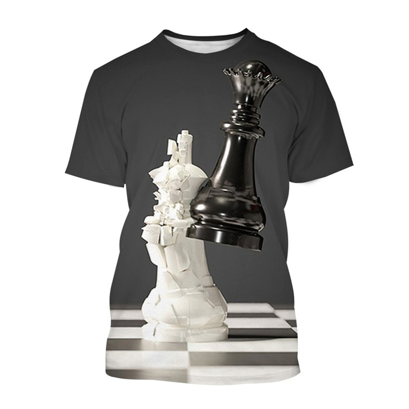 3D Printing Chess - Nieuw In 3d Print Schaak T-Shirt
