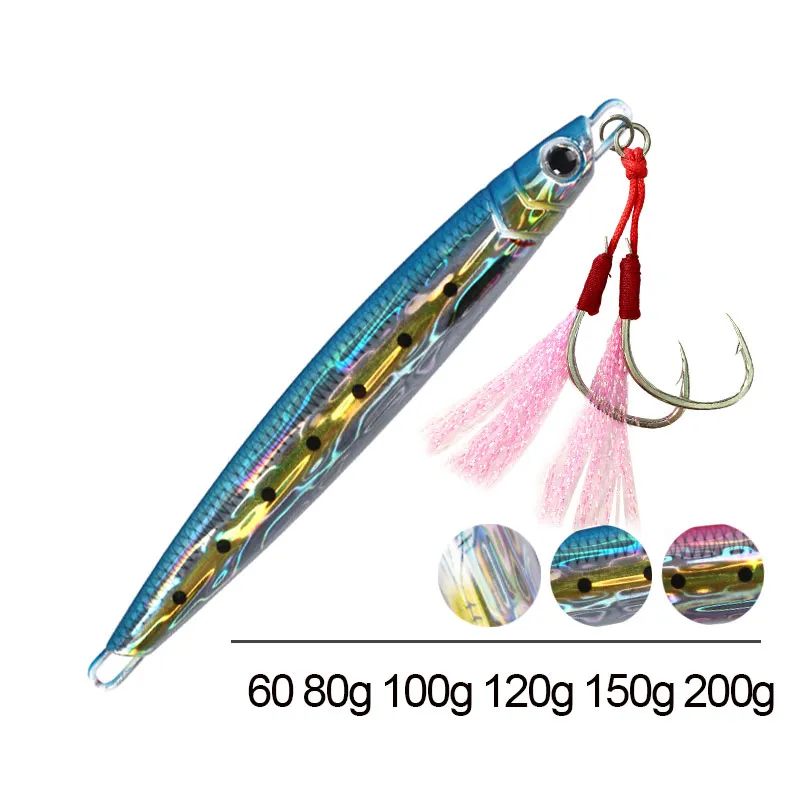 3D Printing Lure - 60g-200g 3D-print majorcraft kunstmatige verticale lepel