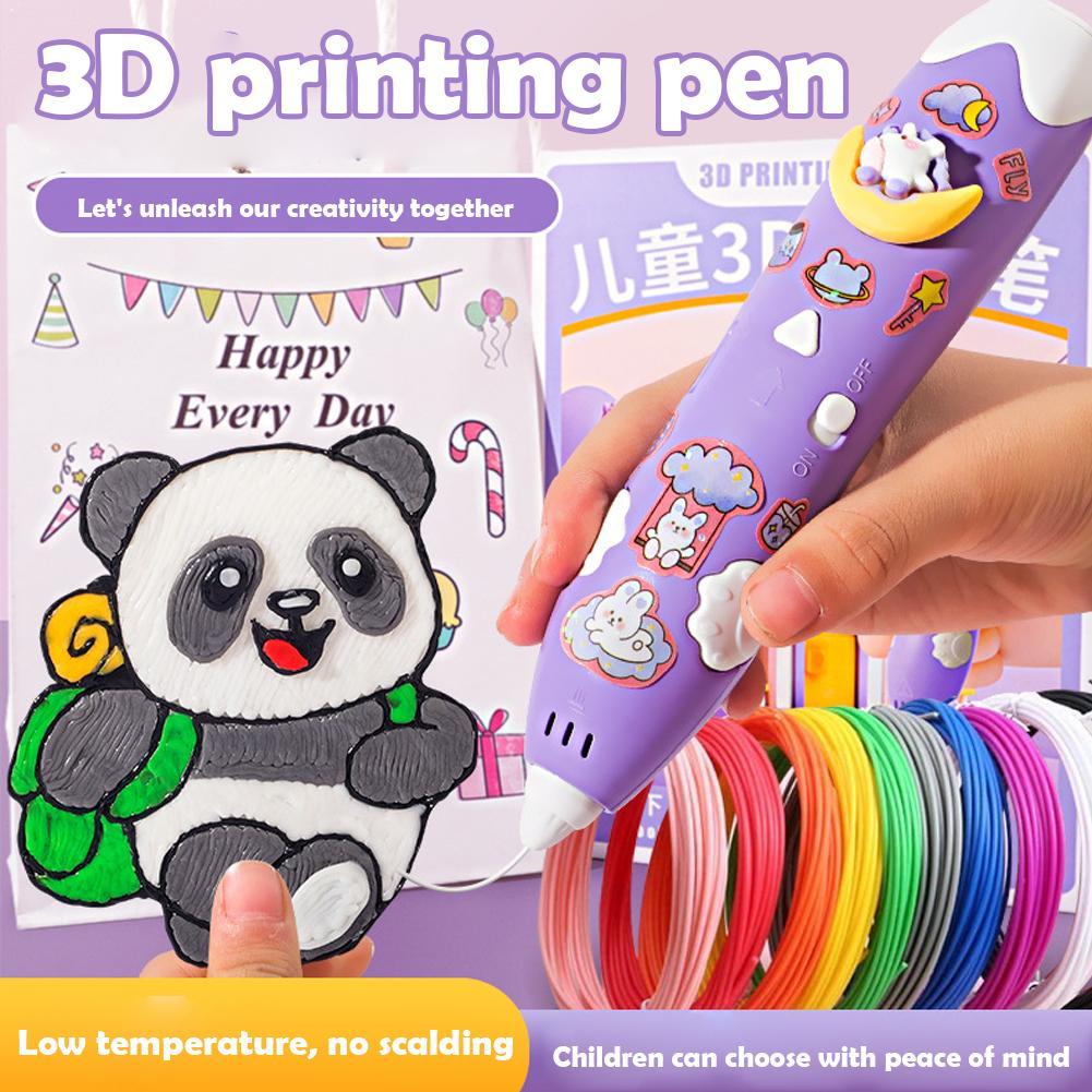 3D Printing Drawing - Slimme DIY 3D-printpen Graffiti-tekenpen Speelgoed Kleurrijke
