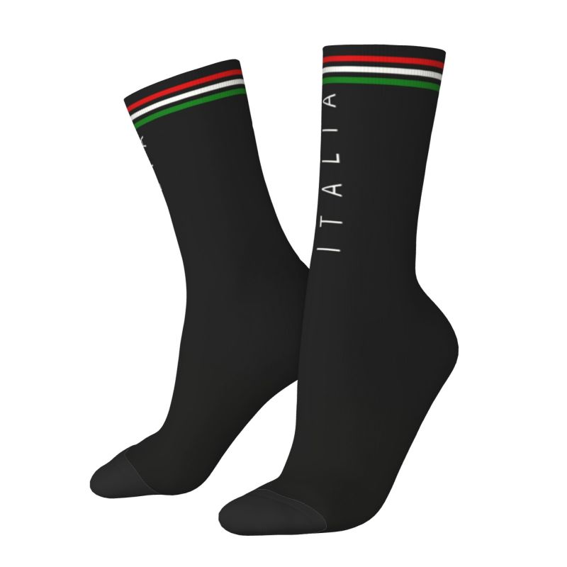 3D Printing Qatar - Aangepaste coole Italiaanse vlag sokken dames