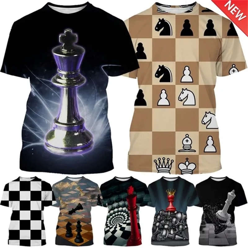 3D Printing Chess - Nieuwste Schaakspel 3d Print T-Shirt Dambord
