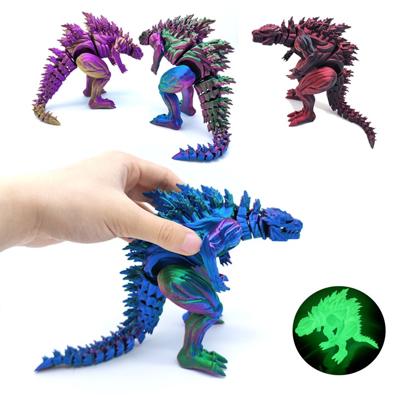 3D Printing Yourself - 3D-printen Spier Dinosaurus Actiefiguur Mini Speelgoed