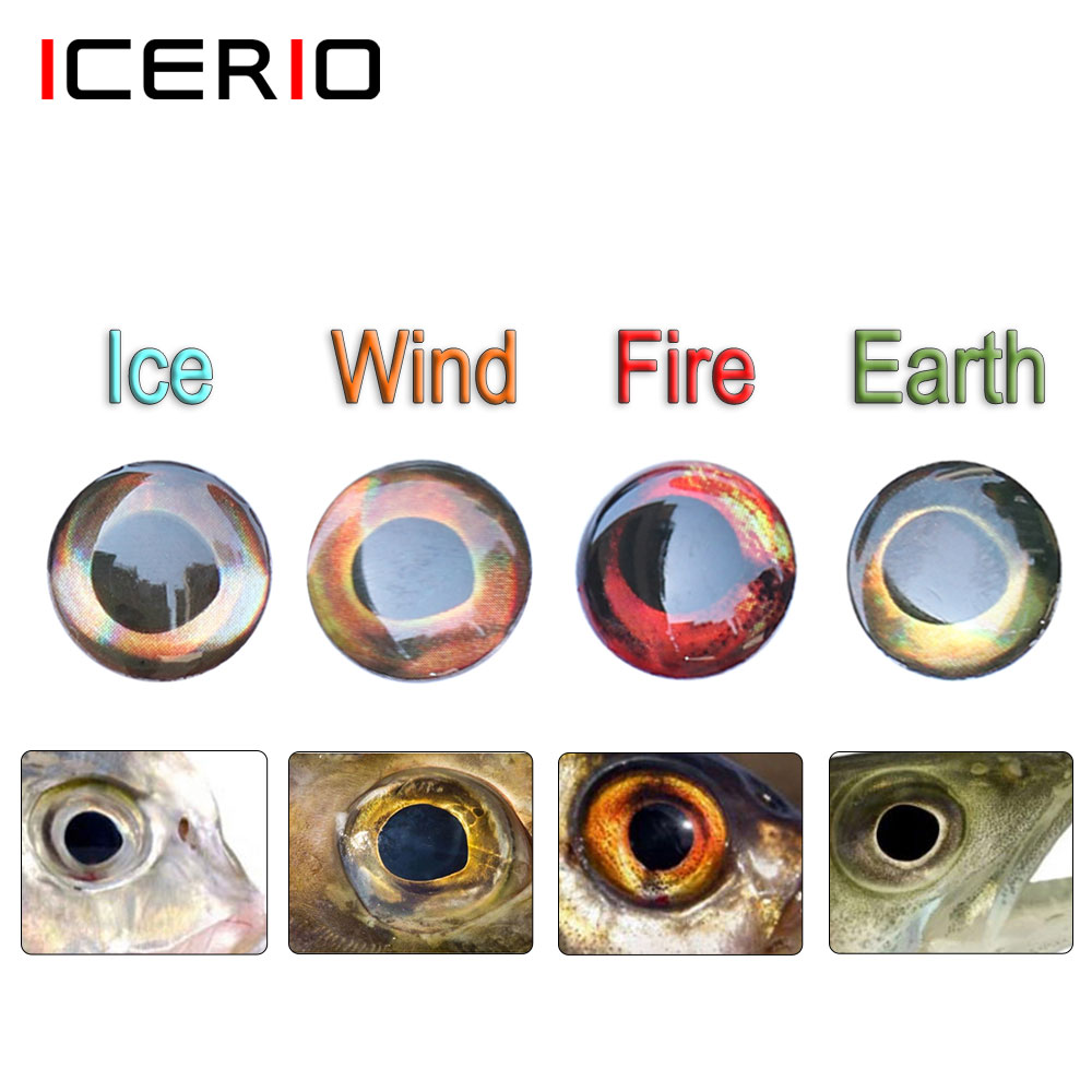 3D Printing Lure - ICERIO 100PCS Holografische 3D 4D Vis