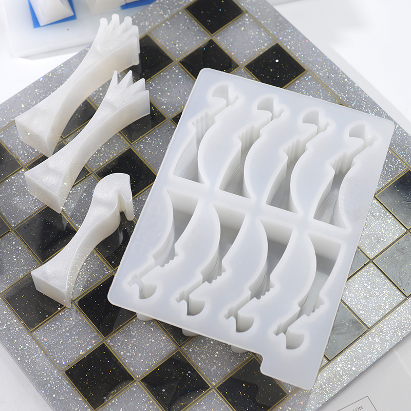 3D Printing Chess - Grote Internationale Schaken Vorm Hars Schimmel