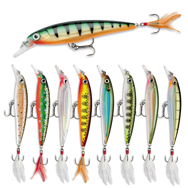 3D Printing Lure - Drijvende Minnow Vissen Lokt 70Mm 7.2G