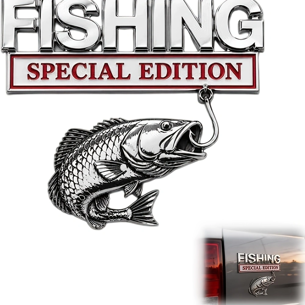 3D Printing Lure - Visserij Special Edition Auto-embleem 3D Vishaak