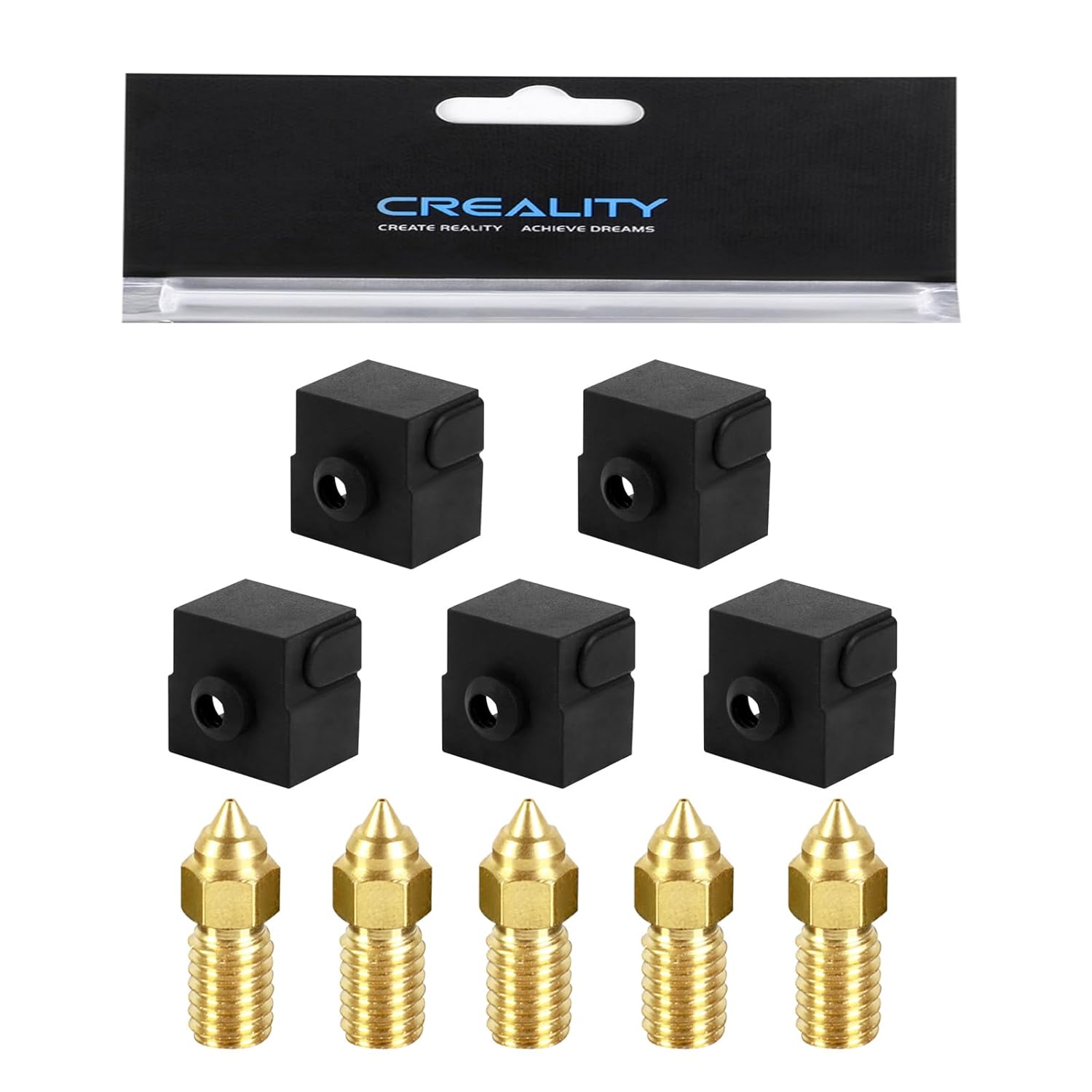 Silicone Sock Hotend - Creality Ender 3 V3 SE-mondstuk met