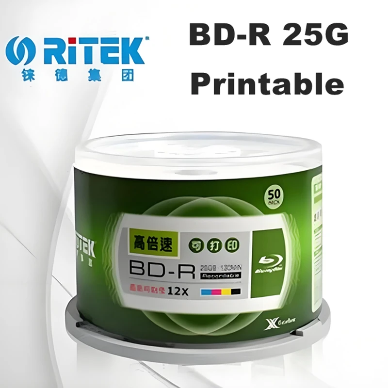 3D Printing Robot - 50 STUKS/DOOS Ritek BD-R 25GB Bedrukbare