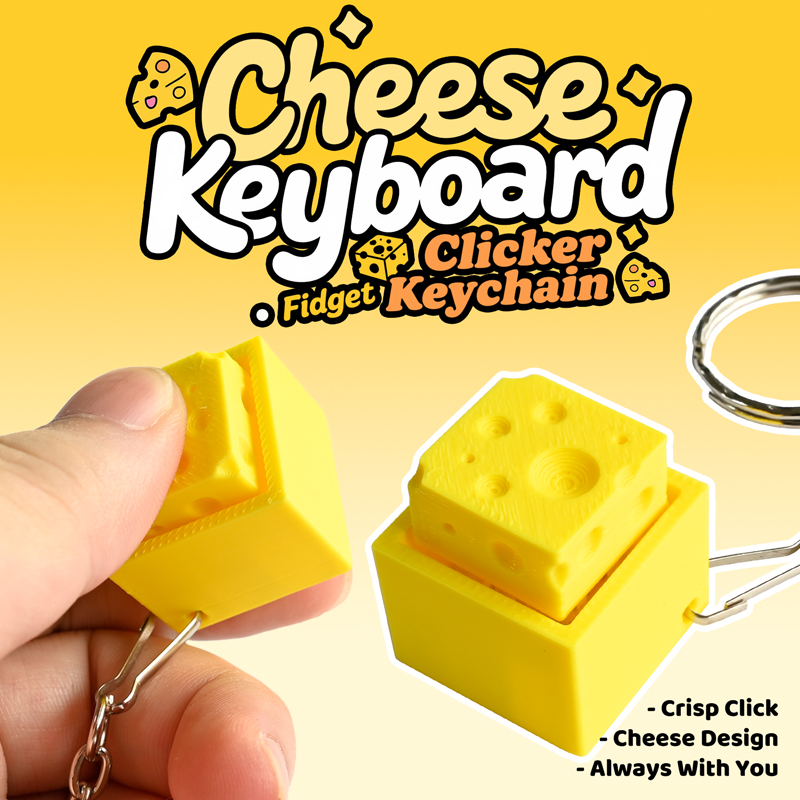3D Geprinte Cheesy Key Fidget  - 3D Printing Yourself recensie en prijs