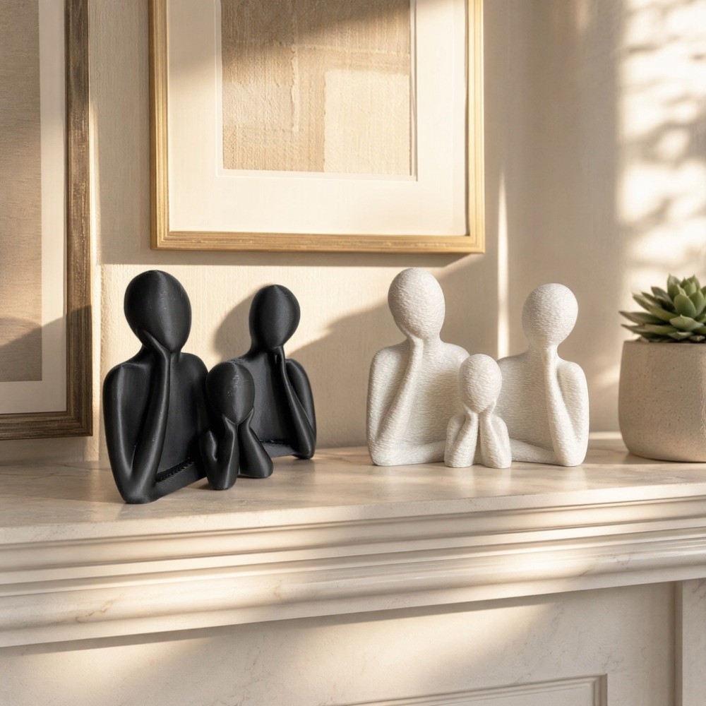 Paar die elkaar omhelst - Abst - 3D Printing Mockup recensie en prijs