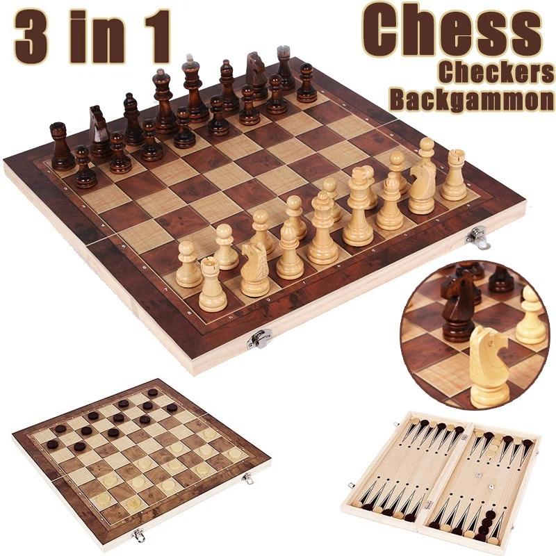 3-in-1 schaakbord, opvouwbaar  - 3D Printing Chess recensie en prijs