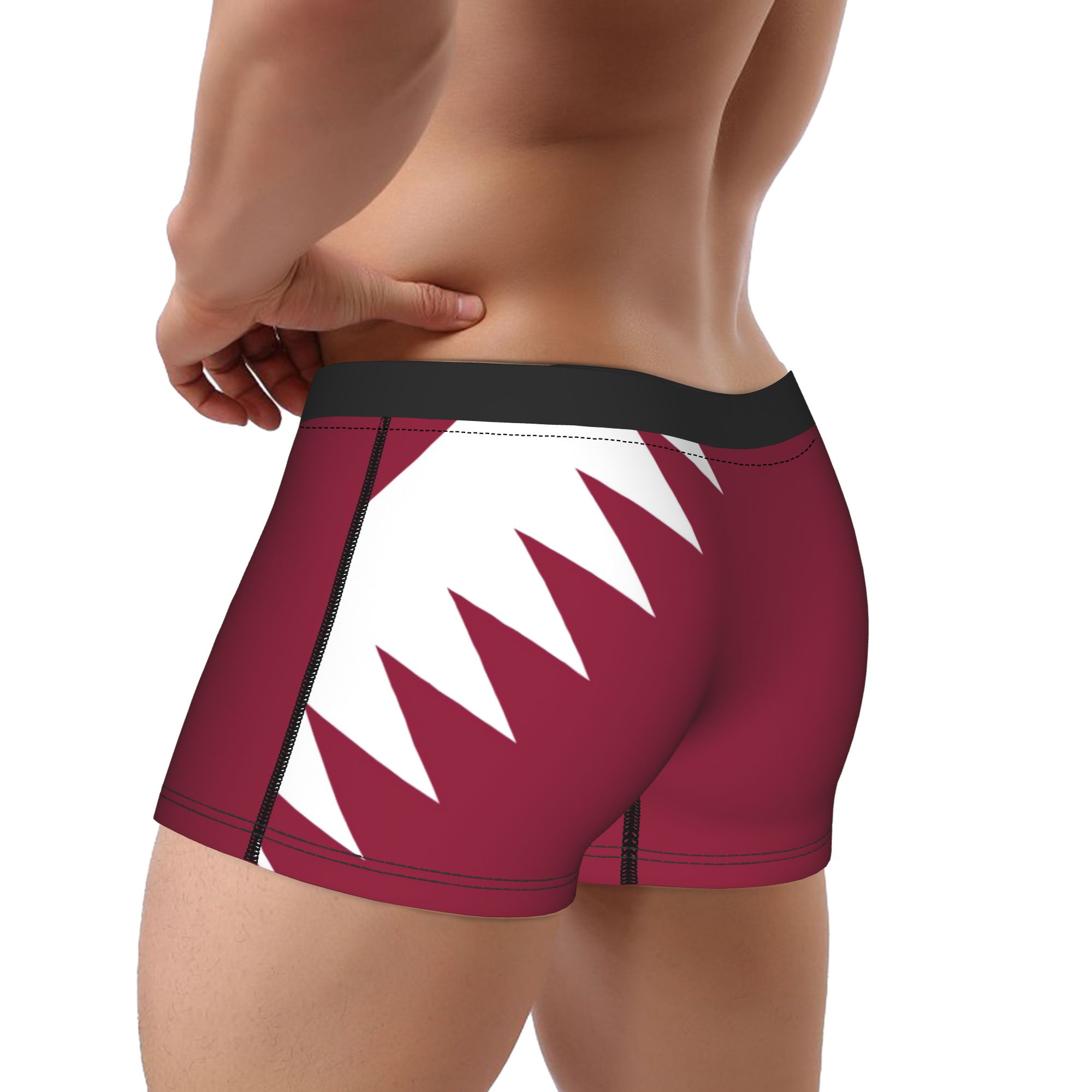 Qatar vlag embleem ondergoed n - 3D Printing Qatar recensie en prijs