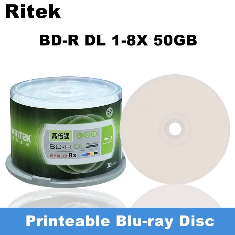 1PCS Ritek BD-R DL 50GB Bedruk - 3D Printing Robot recensie en prijs