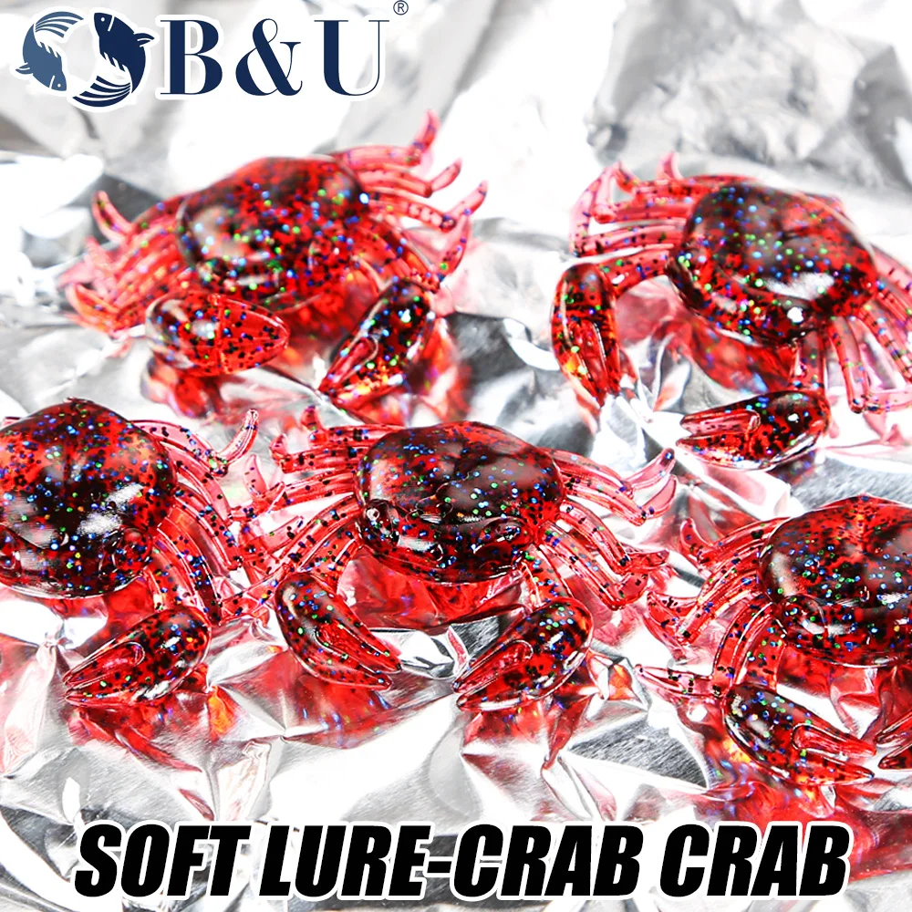 B&U 12pcs Krab Lokken 3D Simul - 3D Printing Lure recensie en prijs