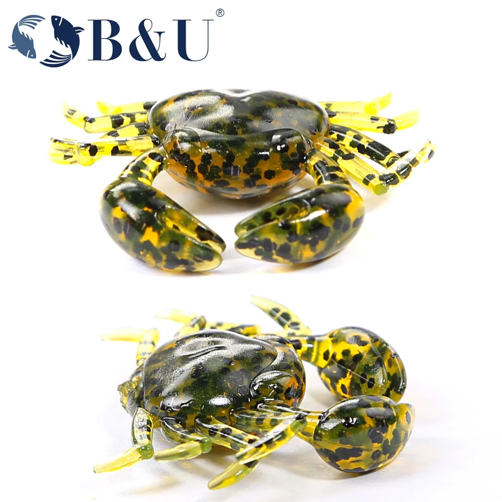 B&U 12pcs Krab Lokken 3D Simul - 3D Printing Lure recensie en prijs