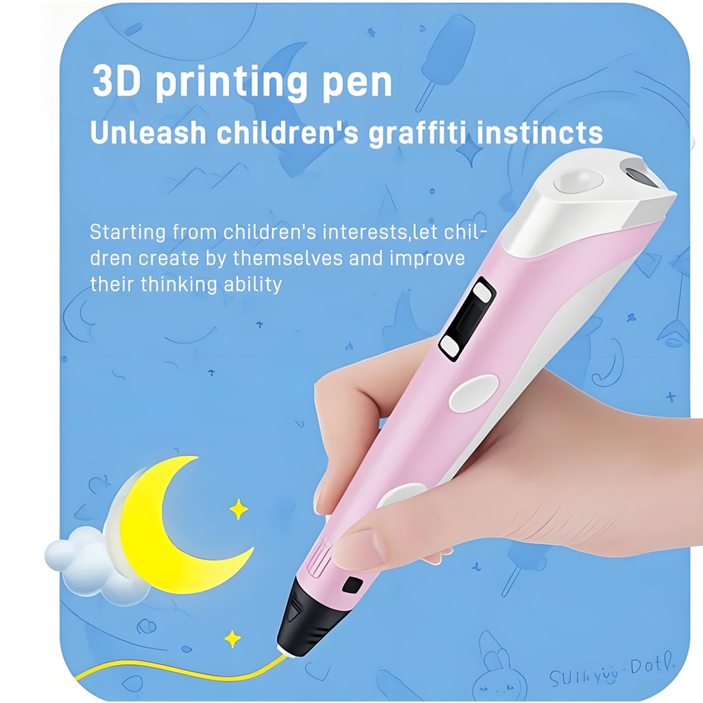 3D-pen met LCD-scherm Compatib - Carbon Fiber Filament recensie en prijs