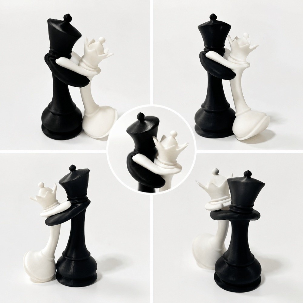 3D-geprint schaakspelbeeldje,  - 3D Printing Chess recensie en prijs