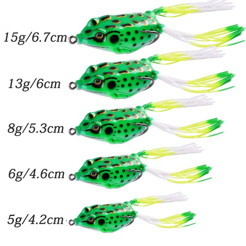 1 stks 5g 8g 15g Kikker Lokken - 3D Printing Lure recensie en prijs