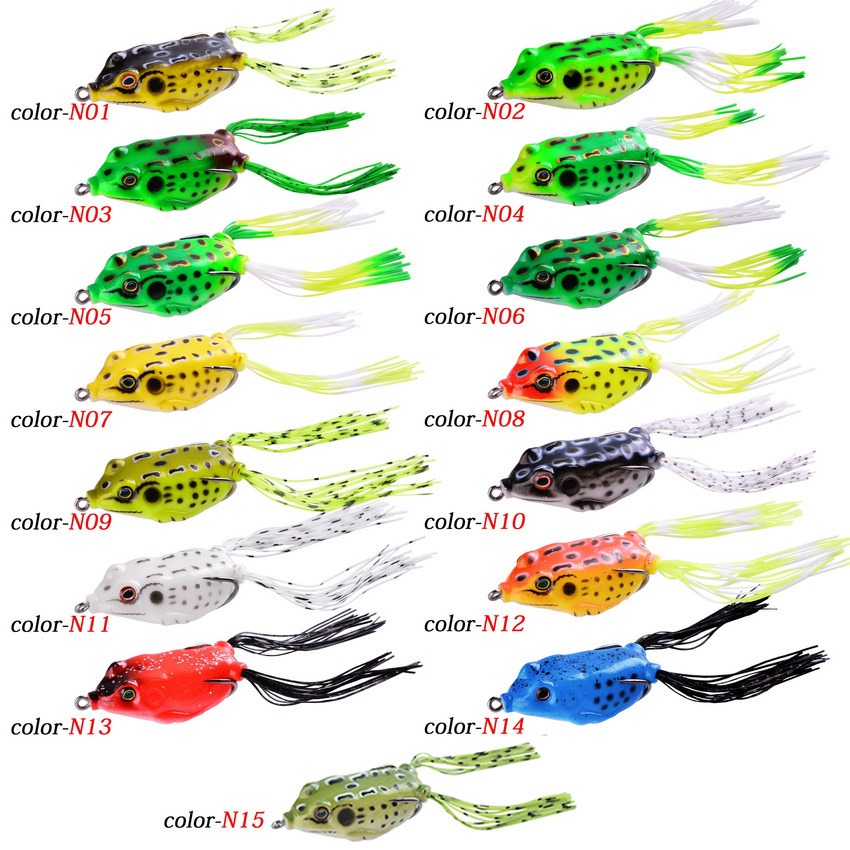 1 stks 5g 8g 15g Kikker Lokken - 3D Printing Lure recensie en prijs