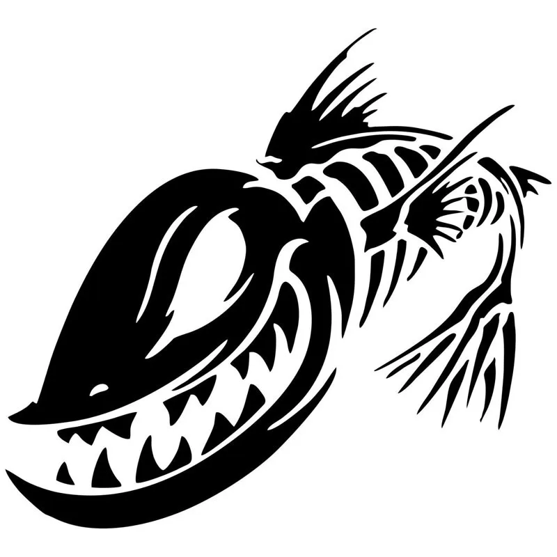 Auto Sticker Vinyl Vis Skelets - 3D Printing Lure recensie en prijs