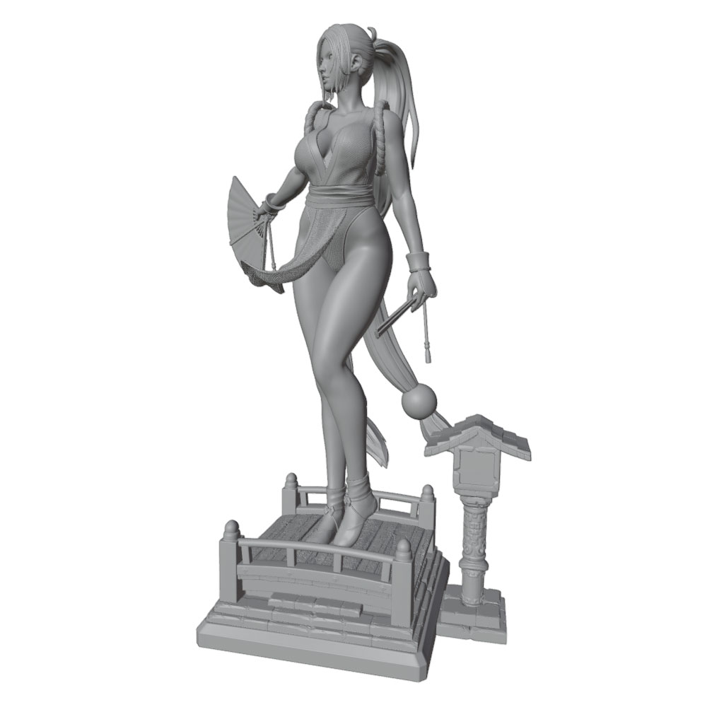 1/24 Sexy langharig meisje min - 3D Printing Mockup recensie en prijs