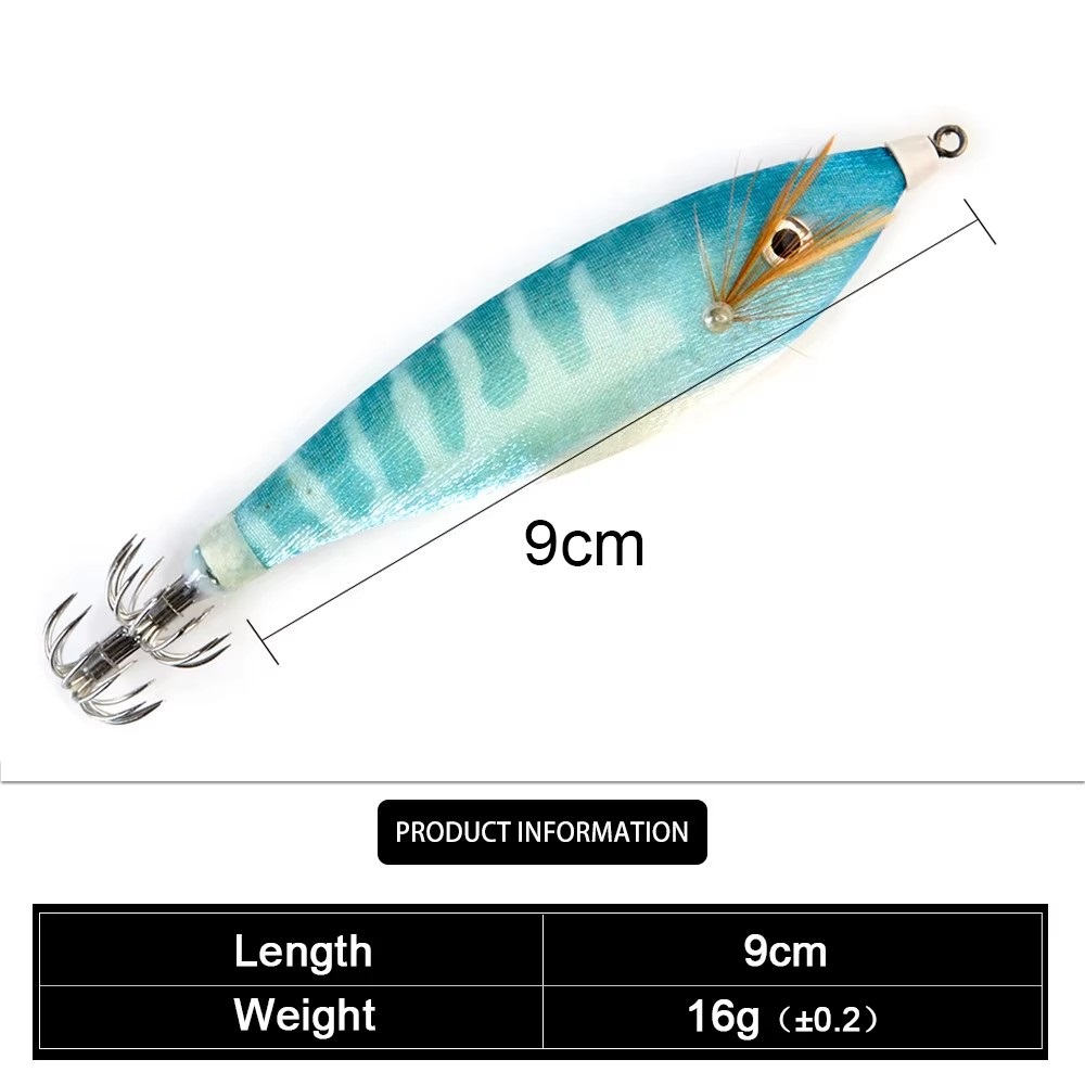 FTK 16g Inktvis Jig Zeevissen  - 3D Printing Lure recensie en prijs