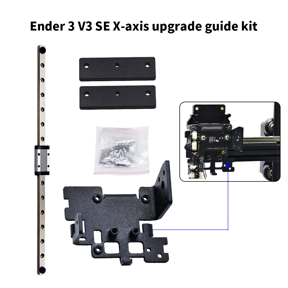 Ender-3 V3 SE Y-as dubbele lin - 3D Printing X Axis recensie en prijs