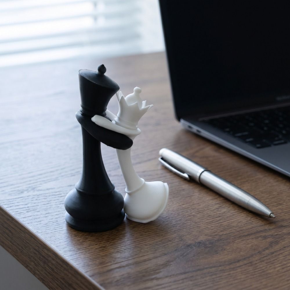 Creatief 3D-geprint schaakbeel - 3D Printing Chess recensie en prijs