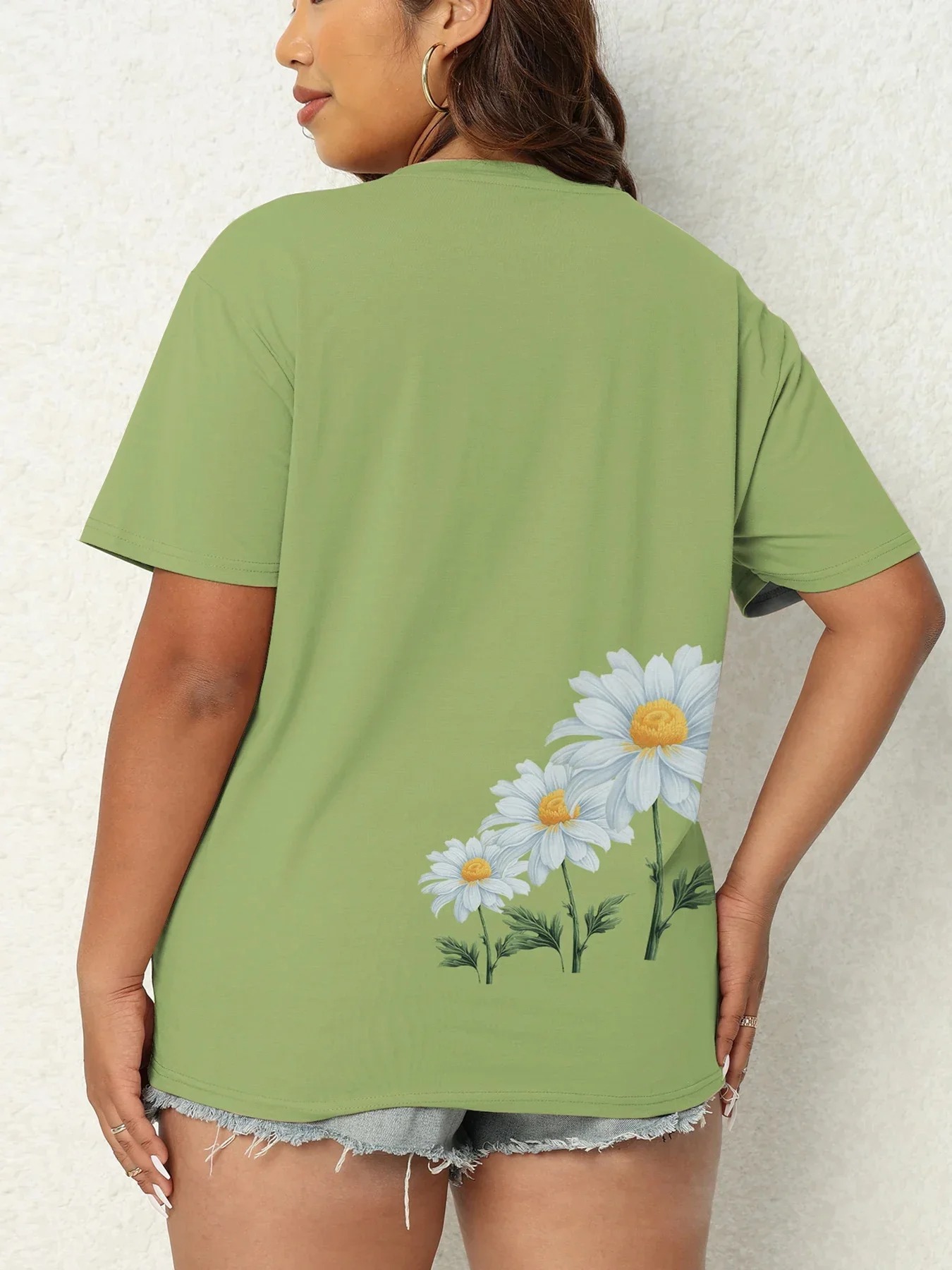 CLOOCL Daisy Floral Dames T-sh - 3D Printing Drawing recensie en prijs