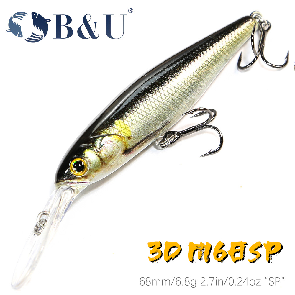 B&U 68mm 3D Printing Shad Opsc - 3D Printing Lure recensie en prijs