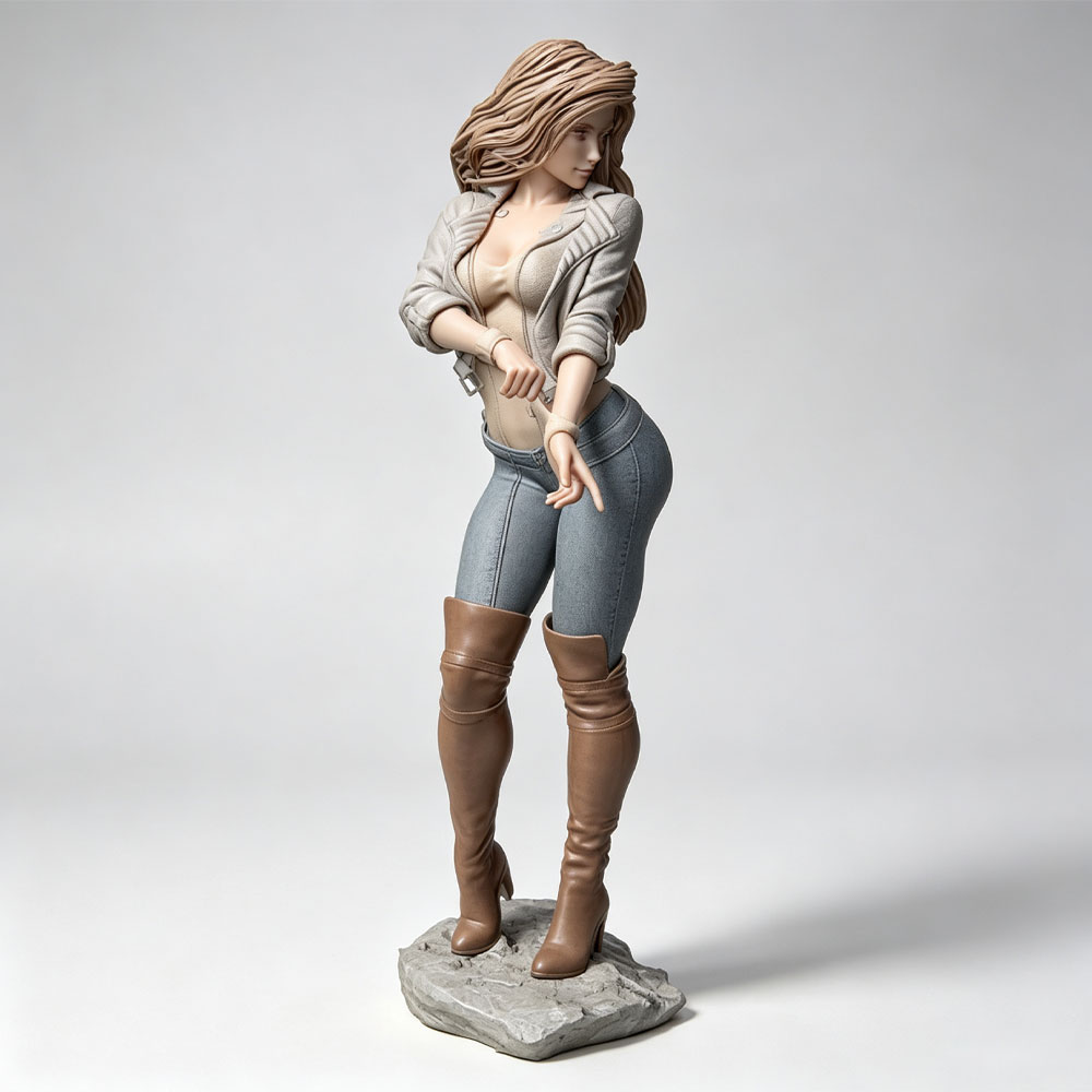 1/24 Realistisch Modieus Vrouw - 3D Printing Mockup recensie en prijs