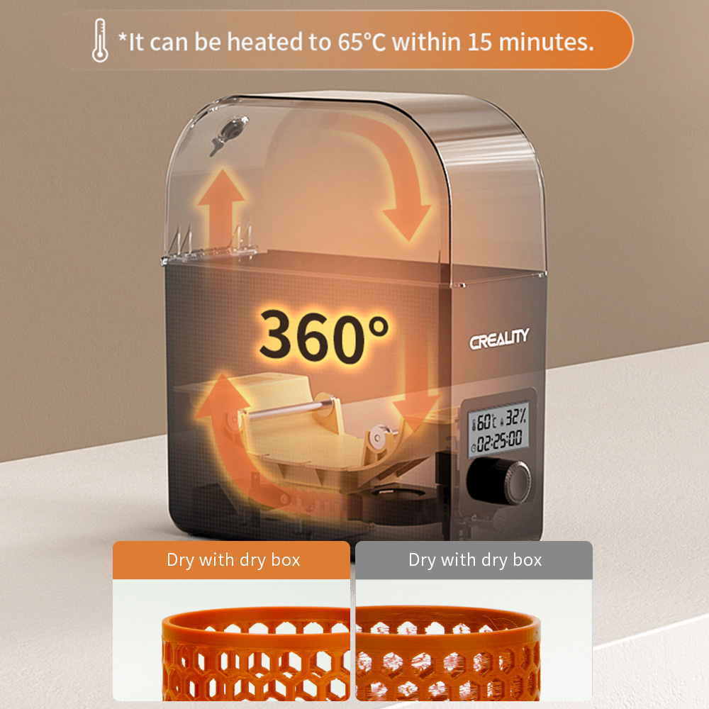 Creality Filament Droger Upgra - Carbon Fiber Filament recensie en prijs