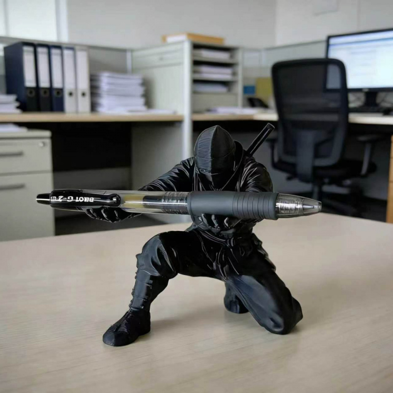 Ninja-penhouder 3D-geprinte Sa - 3D Printing Office Setup recensie en prijs