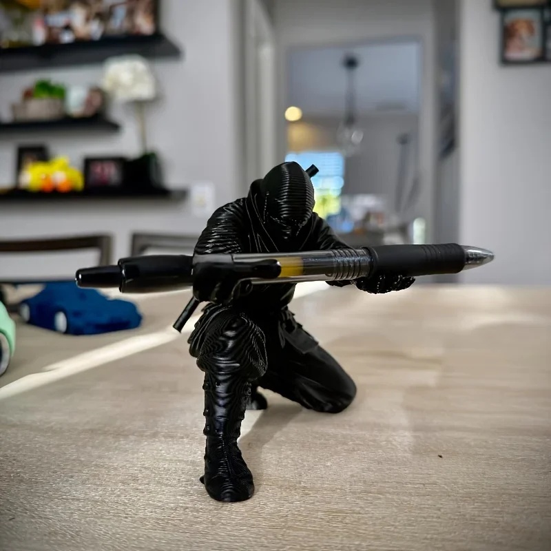 Ninja-penhouder 3D-geprinte Sa - 3D Printing Office Setup recensie en prijs