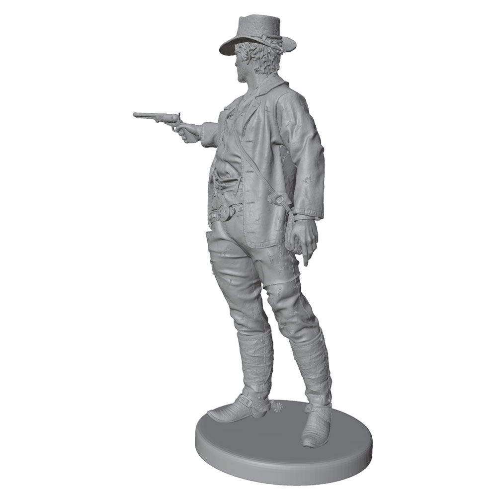 1/24/12/6 Red Dead Western Cow - 3D Printing Drawing recensie en prijs