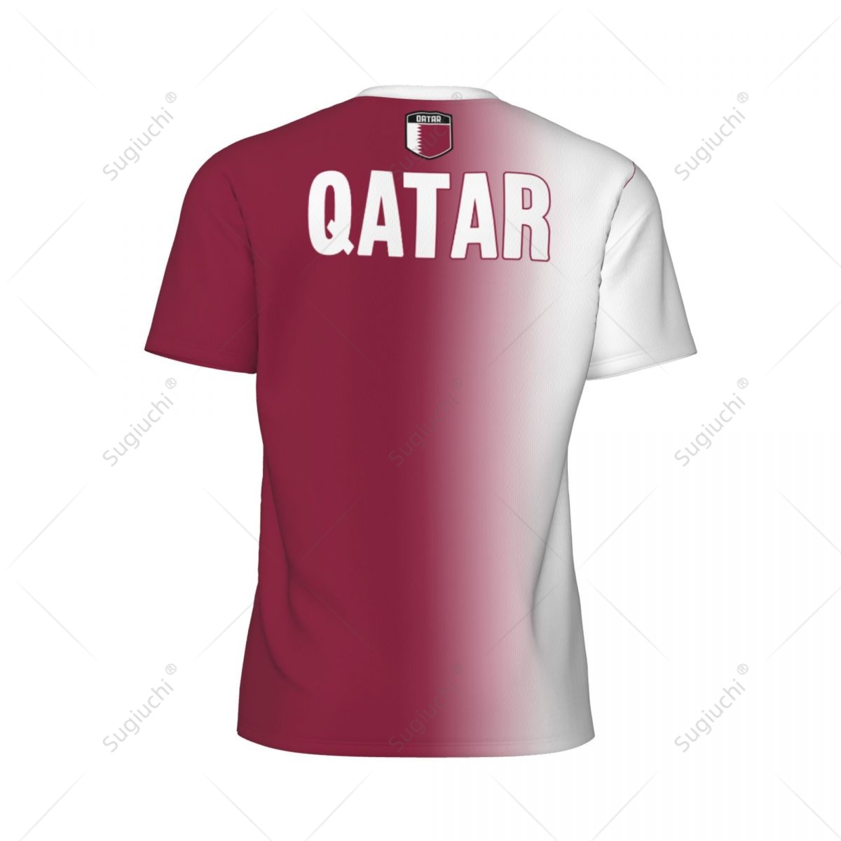 Sport Mesh T-shirt Qatar Vlag  - 3D Printing Qatar recensie en prijs