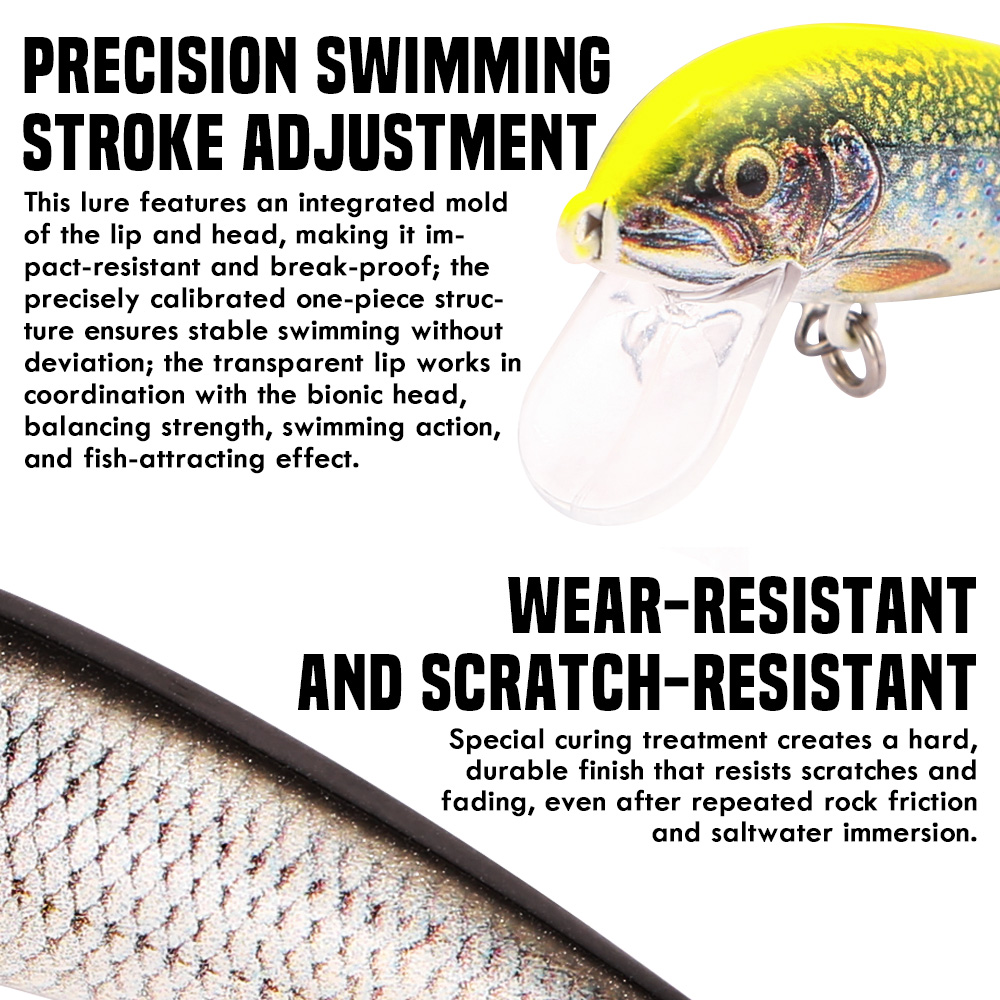 B&U Sinking Minnow-vislokdozen - 3D Printing Lure recensie en prijs