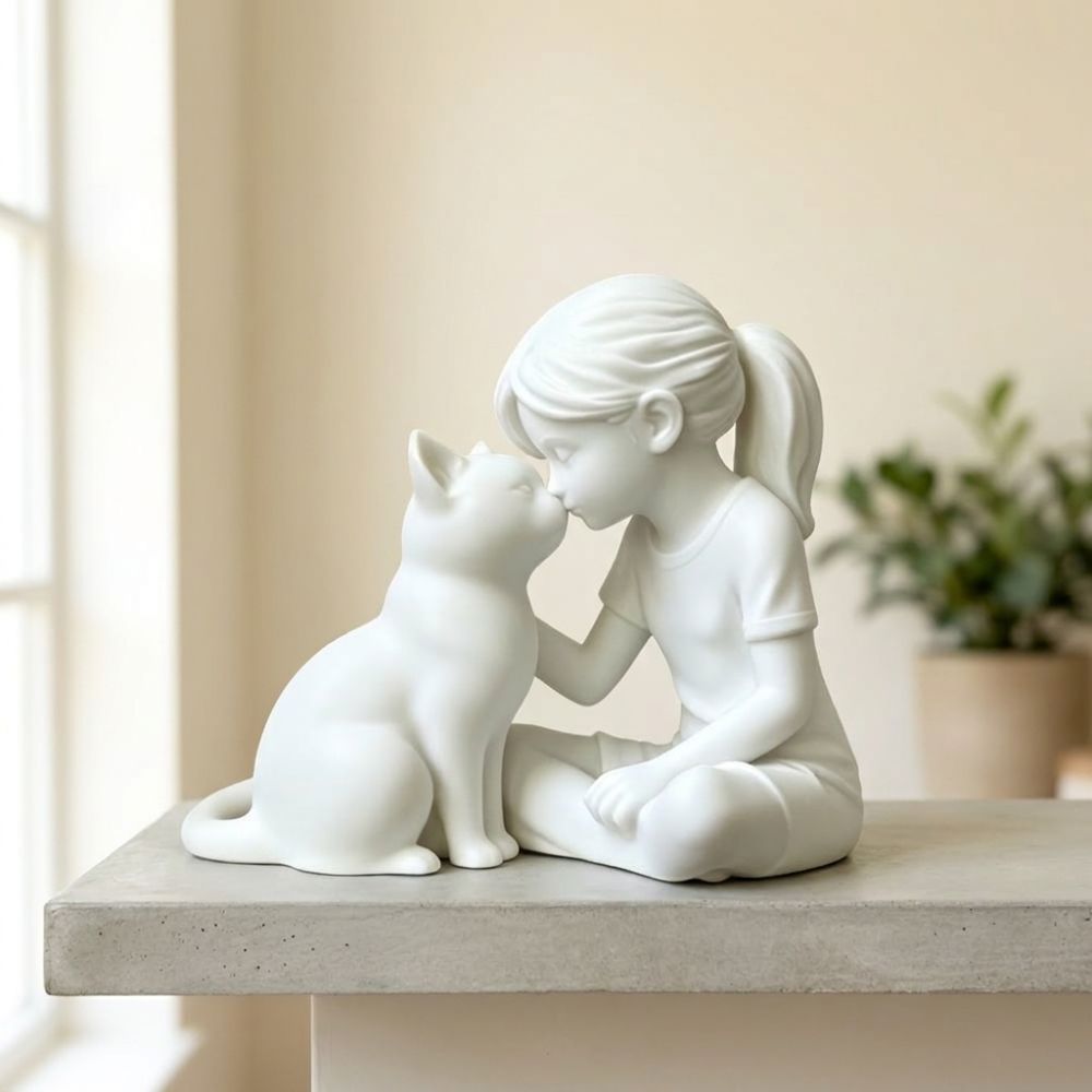 3D-geprinte meisje- en kattens - 3D Printing Mockup recensie en prijs