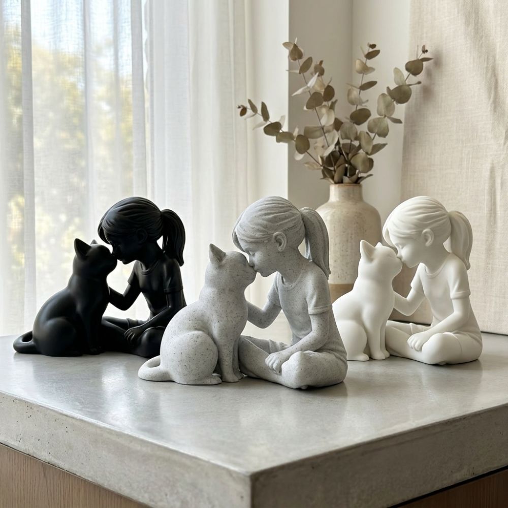 3D-geprinte meisje- en kattens - 3D Printing Mockup recensie en prijs