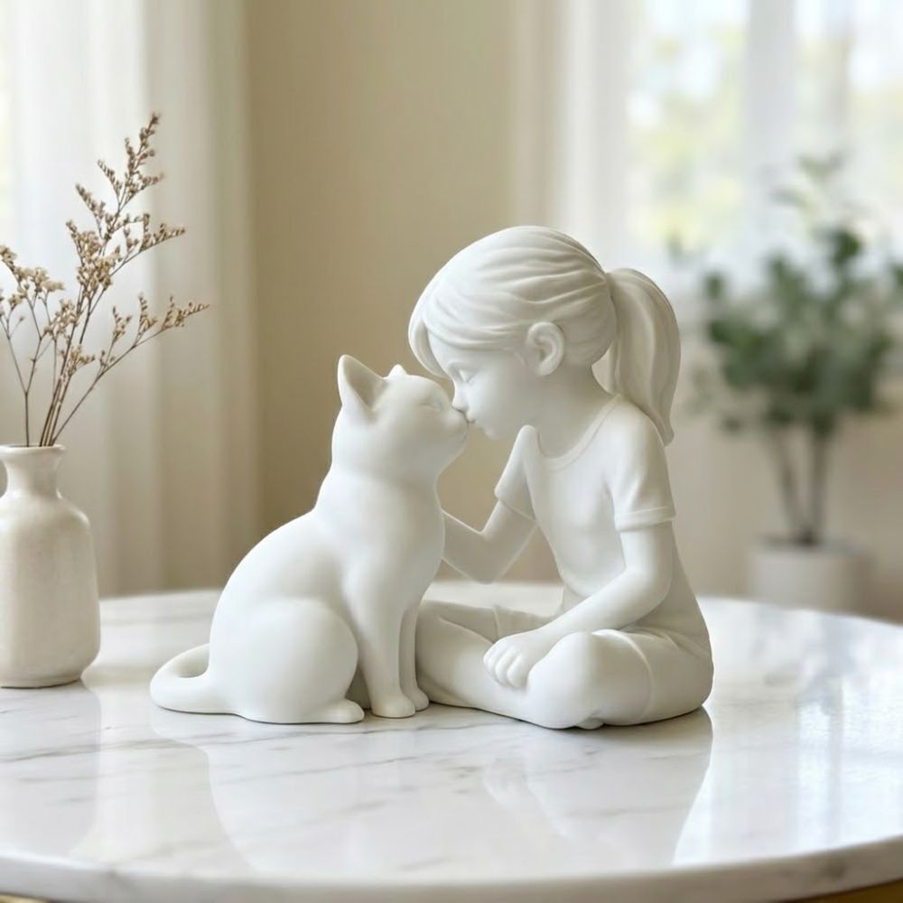 3D-geprinte meisje- en kattens - 3D Printing Mockup recensie en prijs