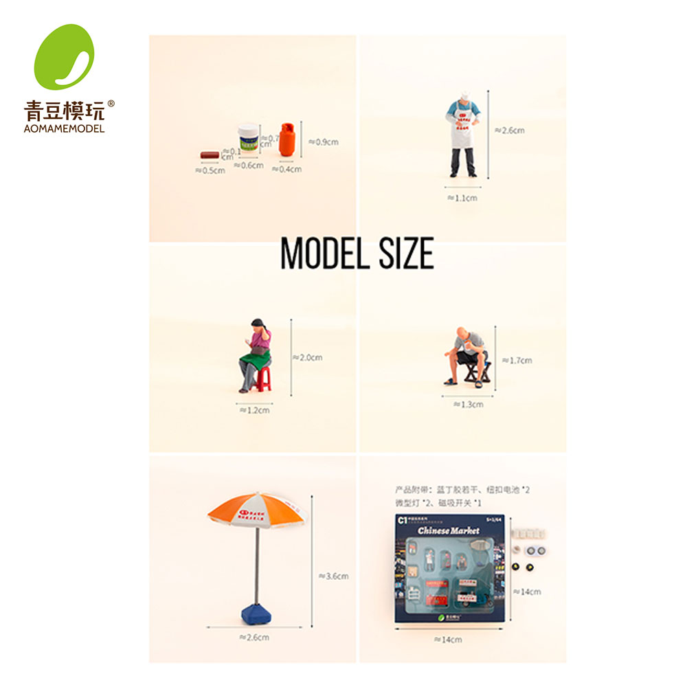 1/64 Nachtmarkt modelbouwset - - 3D Printing Yourself recensie en prijs