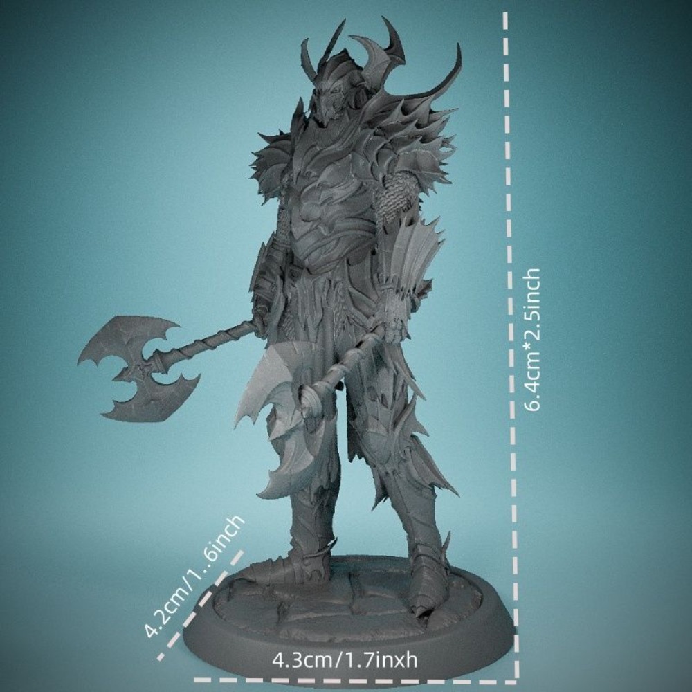 Geen Vleugels Demon Knight 3D  - 3D Printing Chess recensie en prijs