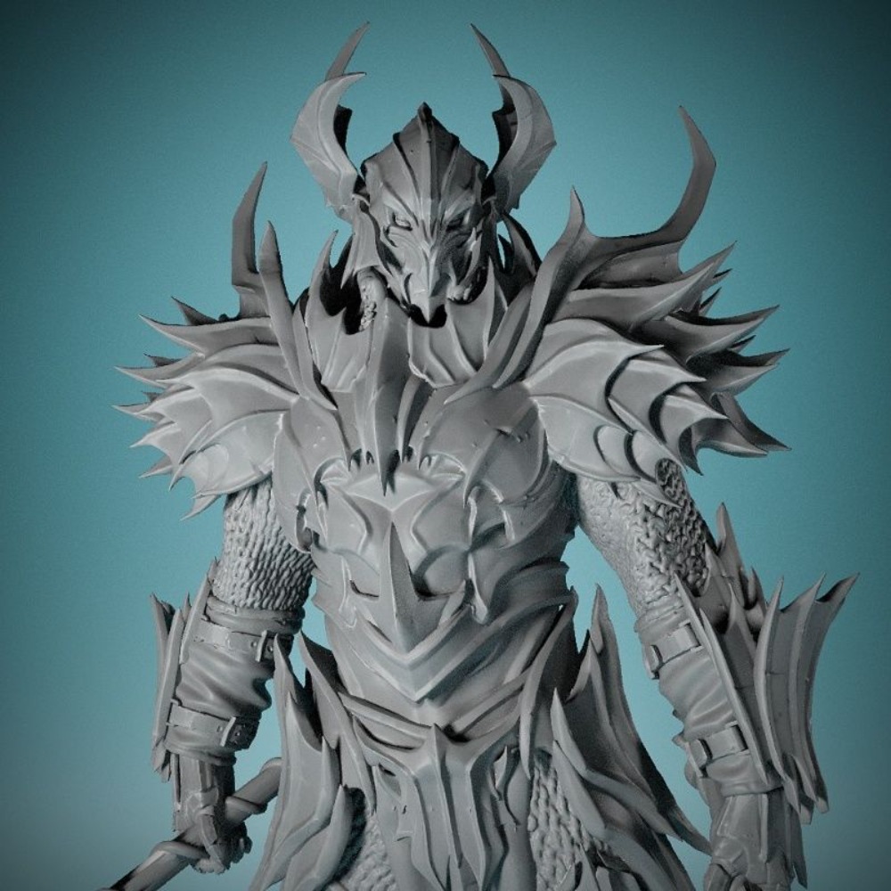 Geen Vleugels Demon Knight 3D  - 3D Printing Chess recensie en prijs