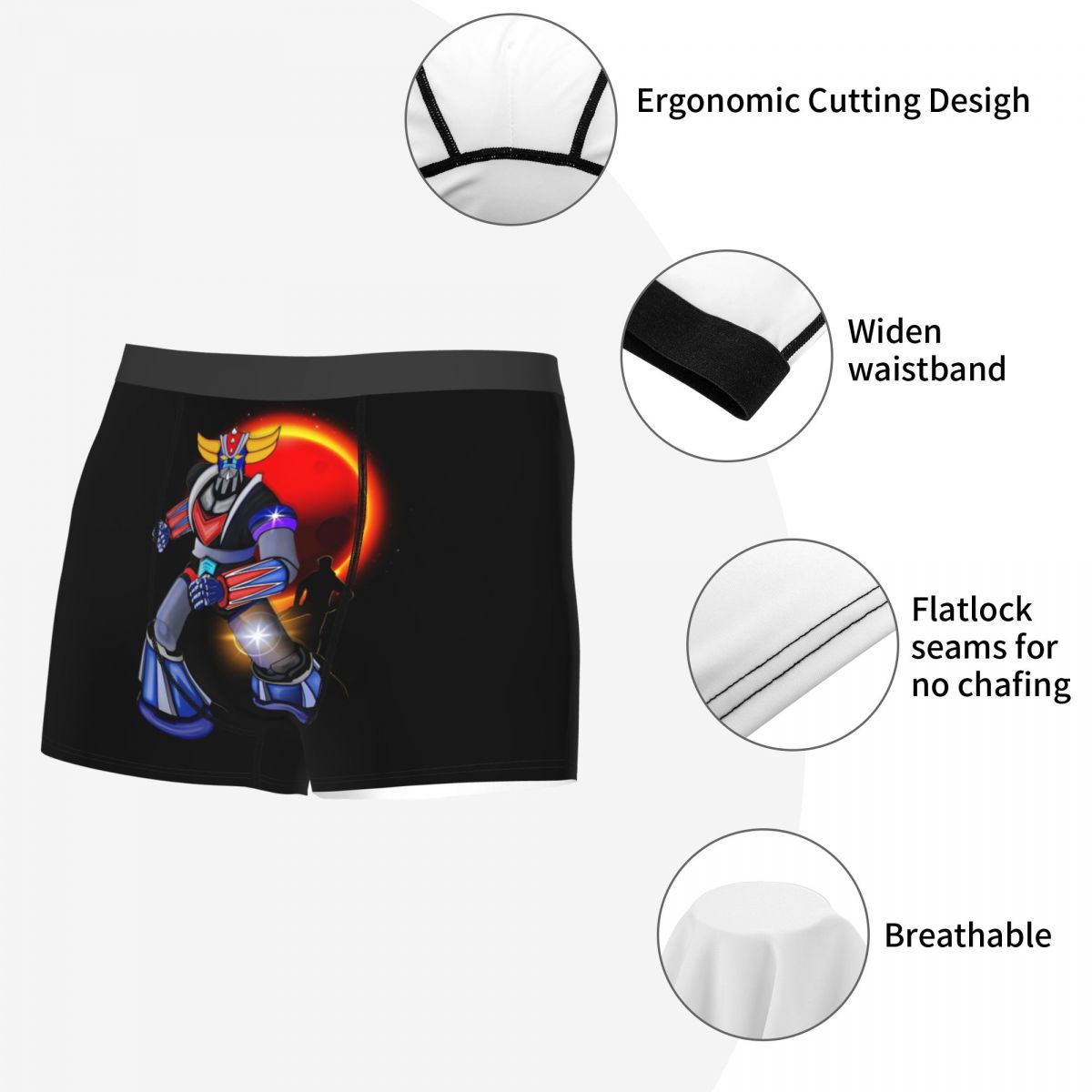Goldorak Grendizer Boxershorts - 3D Printing Robot recensie en prijs